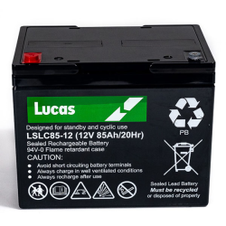 BATTERIE AGM LUCAS LSLC85-12 12V 85Ah