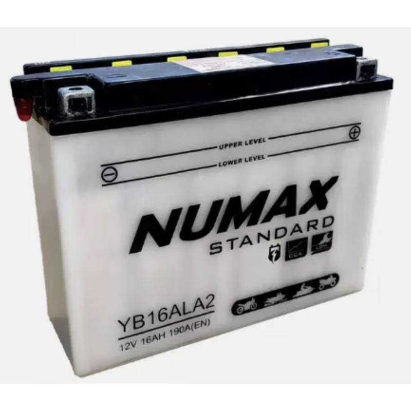 BATTERIE MOTO NUMAX 12V 16 Ah YB16AL-A2 BATTERIE MOTO NUMAX 12V 16 Ah YB16AL-A2