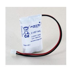 BATTERIE BLOCS SECOURS SAFT 2 KRMT  2.4V 0.8AH NICD