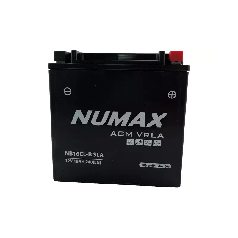 BATTERIE MOTO NUMAX YB16CL-B 12V 19Ah 240A BATTERIE MOTO NUMAX YB16CL-B 12V 19Ah 240A