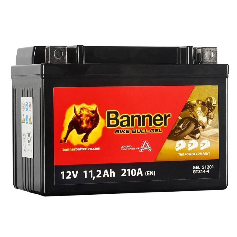 BATTERIE MOTO BANNER YTZ14-S GEL BATTERIE MOTO BANNER YTZ14-S GEL