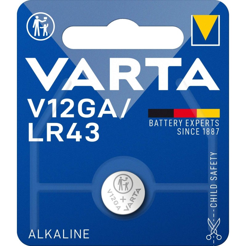PILE VARTA V12GA / LR43 ALCALINE 1.5V
