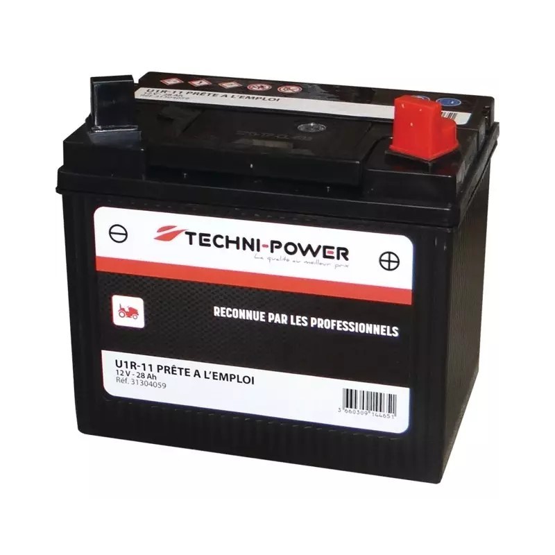 BATTERIE TONDEUSE 12V 28AH TYPE U1R-9
