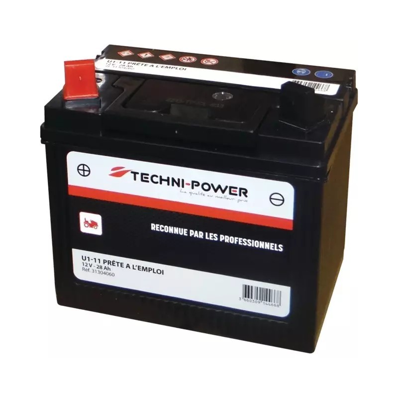 BATTERIE TONDEUSE 12V 28AH TYPE U1-9