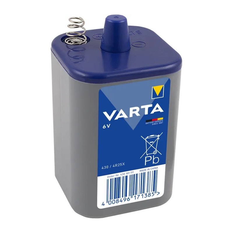PILE VARTA 4R25X 6V 7.5Ah RESSORT SALINE PILE VARTA 4R25X 6V 7.5Ah RESSORT SALINE