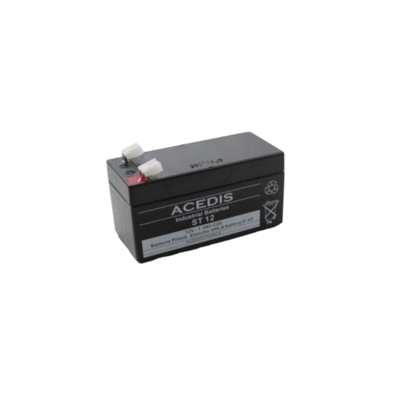 BATTERIE PB AGM ACEDIS 12V 1.3AH V0  ST12