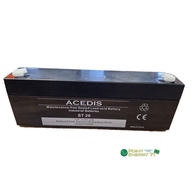 BATTERIE PB AGM ACEDIS 12V 2.3AH V0  ST20