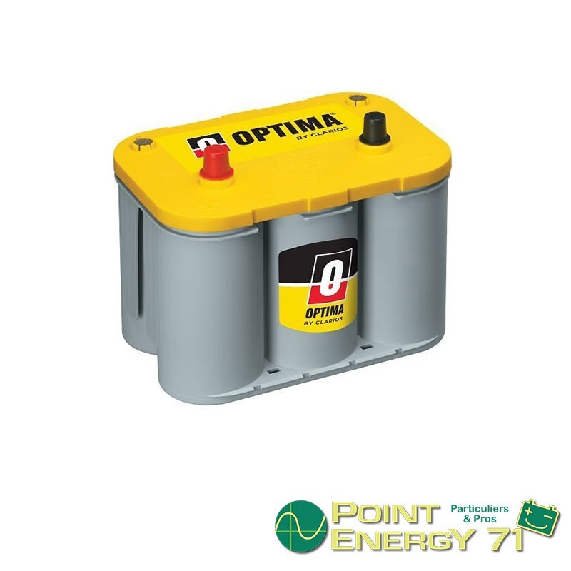BATTERIE OPTIMA JAUNE YTS 4.2  12V 55Ah 765A