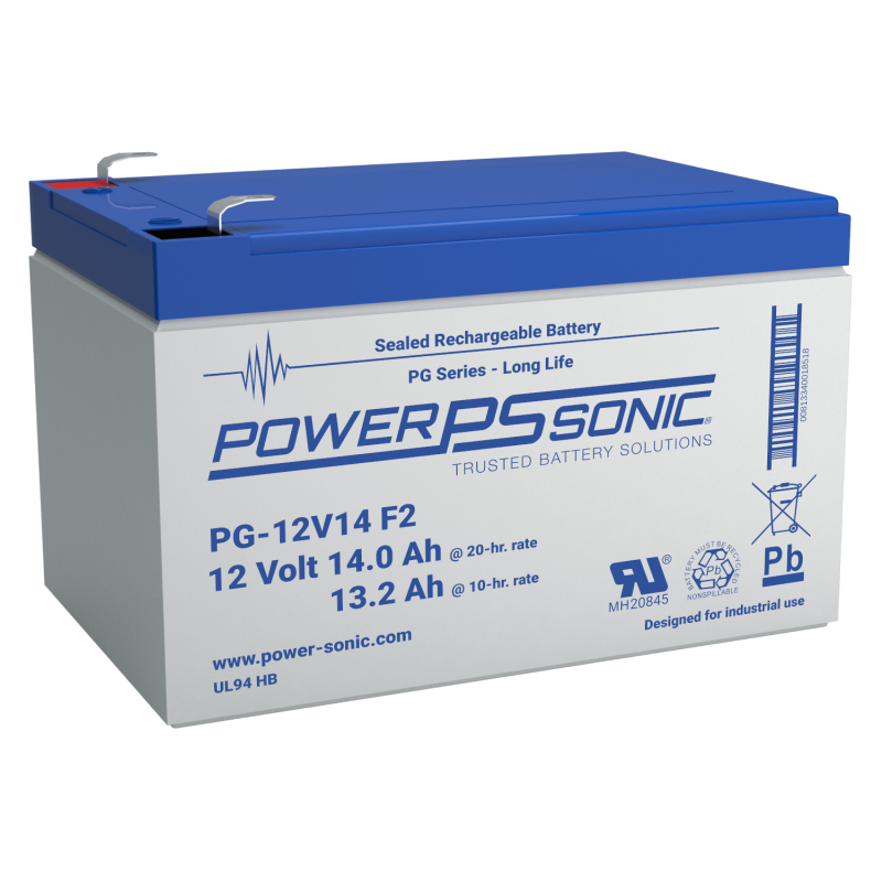 BATTERIE PLOMB ETANCHE POWERSONIC 12V 14Ah