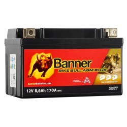 BATTERIE MOTO BANNER BGTZ10S 12V 8.6Ah 170A AGM
