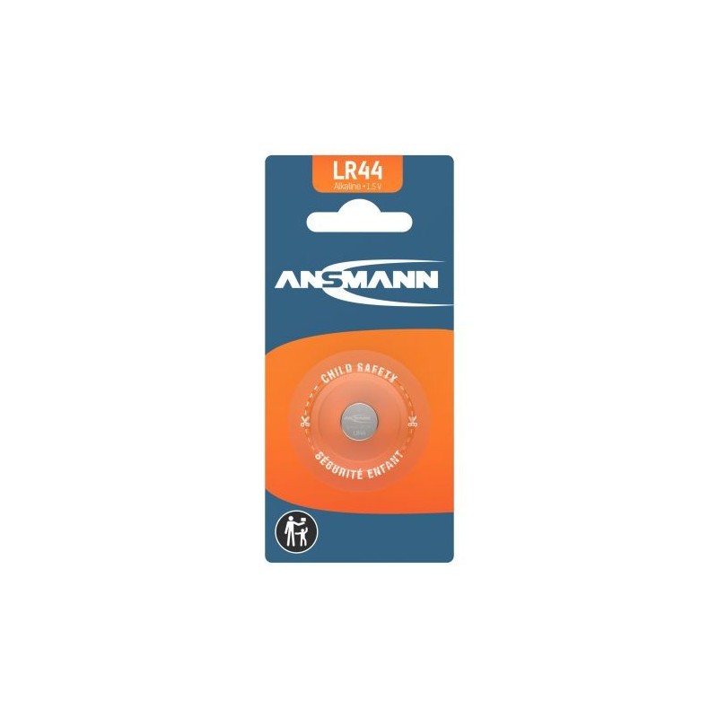 Pile bouton alcaline LR44 / LR1154 / AG13