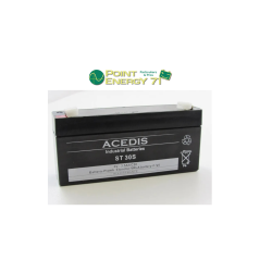 BATTERIE ACEDIS 6V 3.5AH AGM  FR